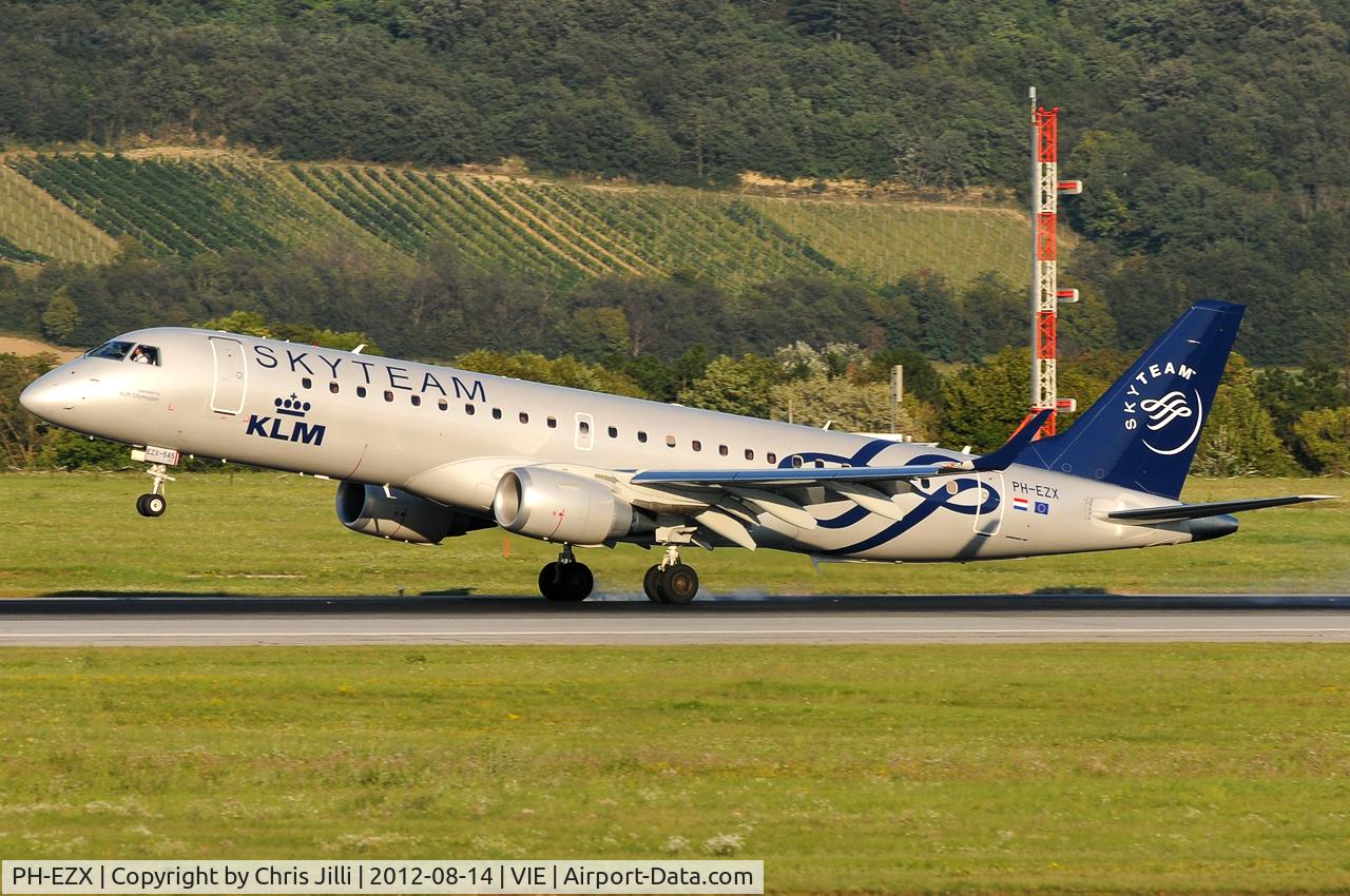 PH-EZX, 2012 Embraer 190LR (ERJ-190-100LR) C/N 19000545, KLM