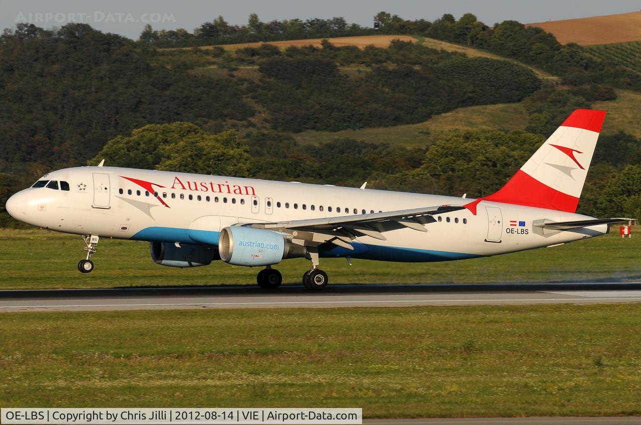 OE-LBS, 2000 Airbus A320-214 C/N 1189, Austrian Airlines