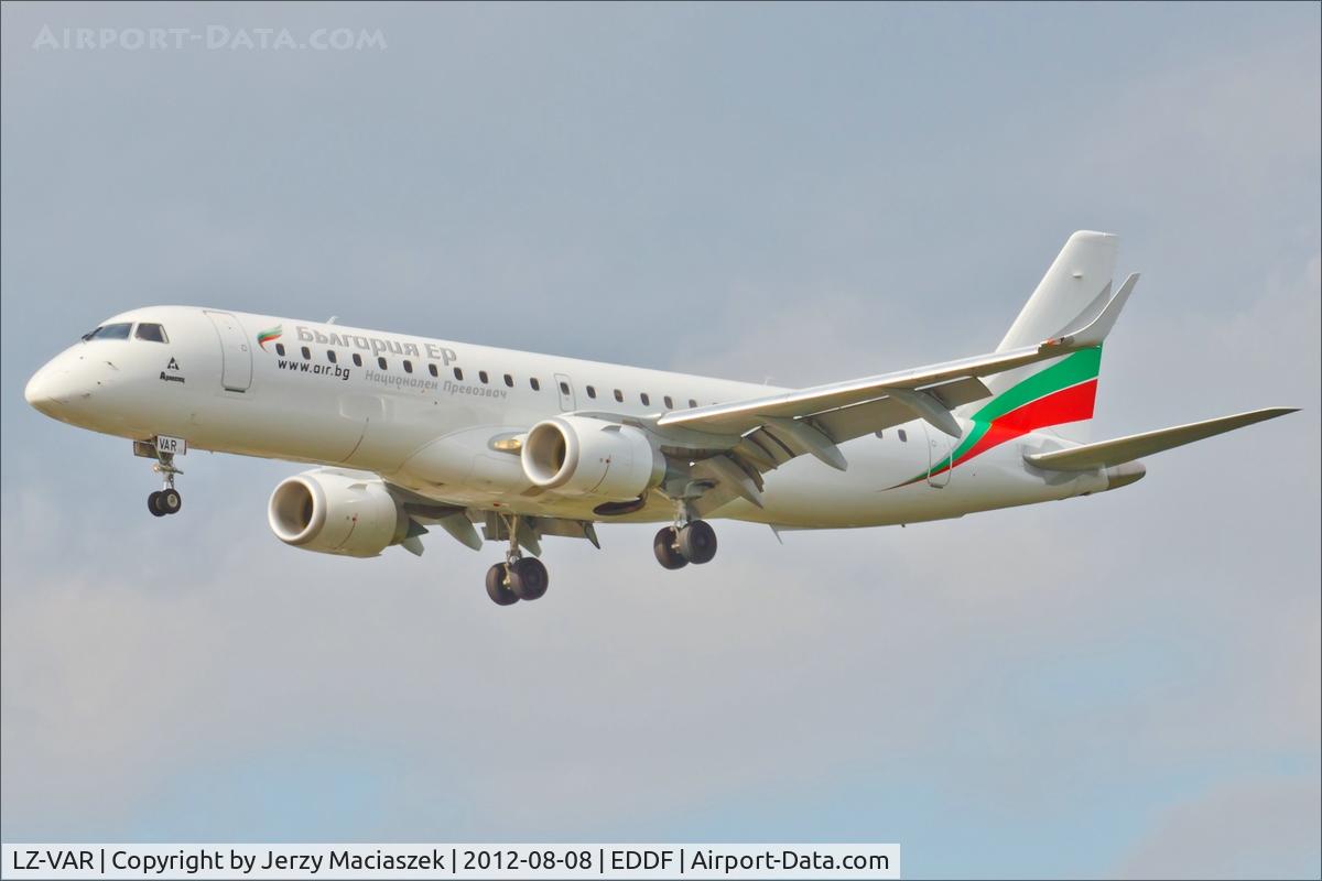 LZ-VAR, 2012 Embraer 190AR (ERJ-190-100IGW) C/N 19000496, Embraer EMB-190