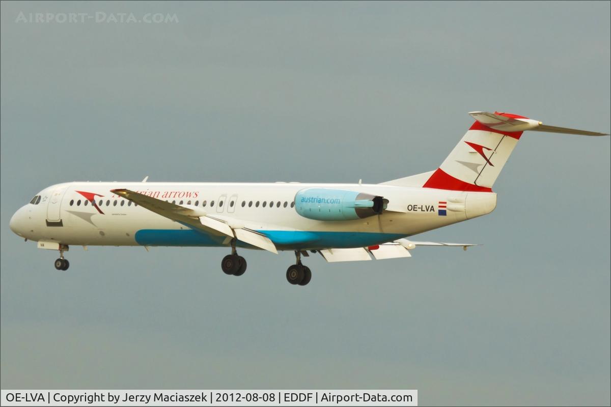 OE-LVA, 1994 Fokker 100 (F-28-0100) C/N 11490, Fokker 100