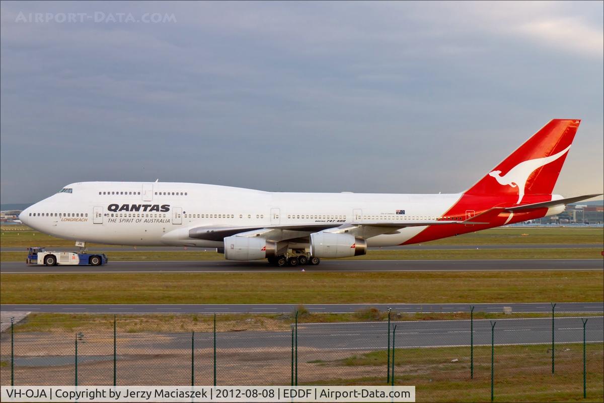 VH-OJA, 1989 Boeing 747-438 C/N 24354, (City of Canberra), 1989 Boeing 747-438,