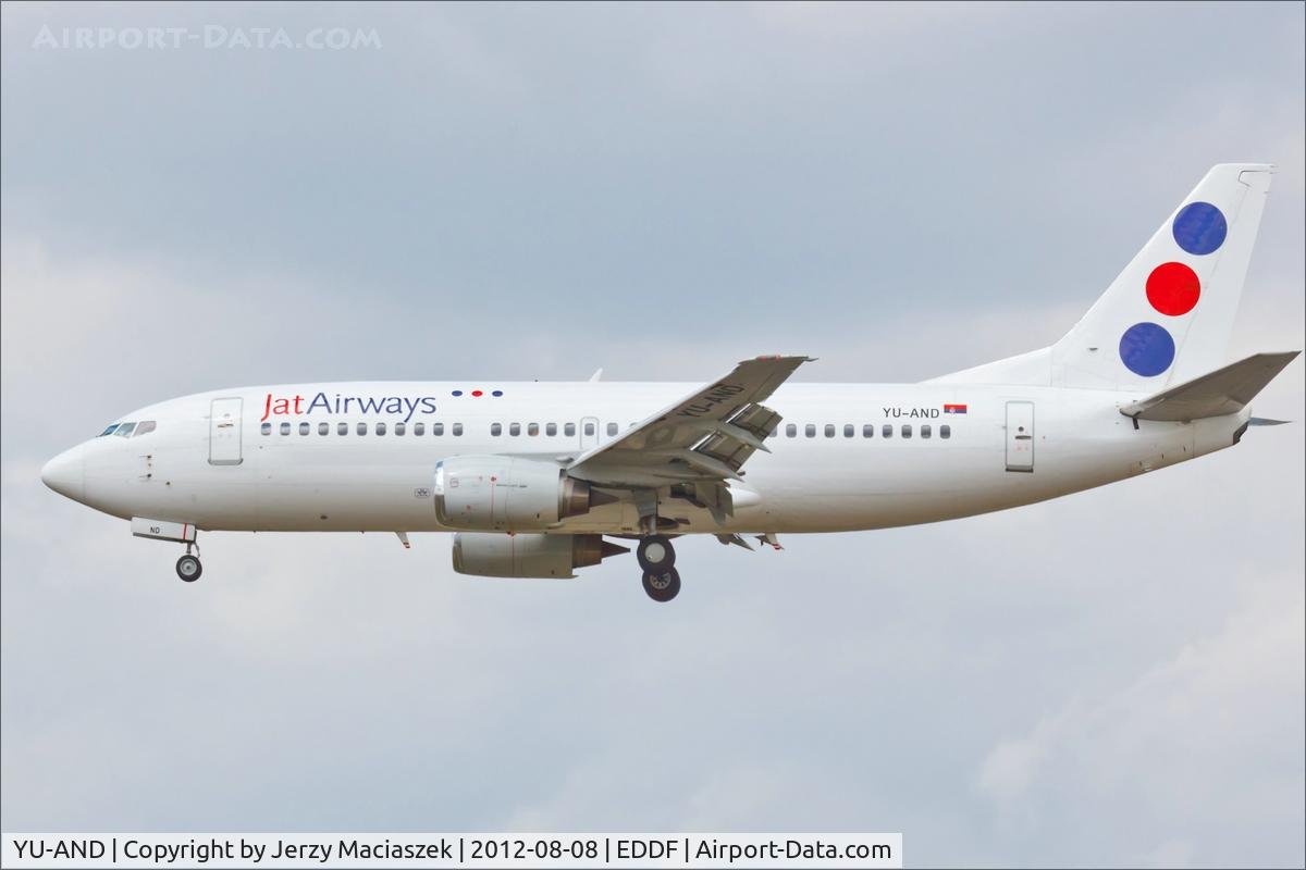 YU-AND, 1985 Boeing 737-3H9 C/N 23329/1134, Boeing 737-3H9,