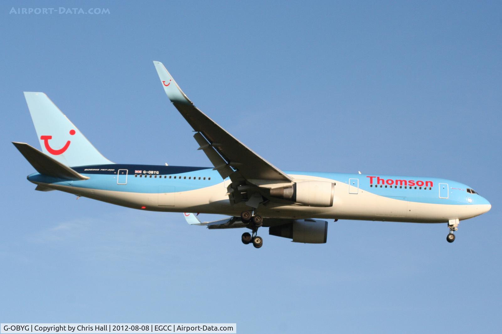G-OBYG, 1999 Boeing 767-304 C/N 29137, Thomson's new 