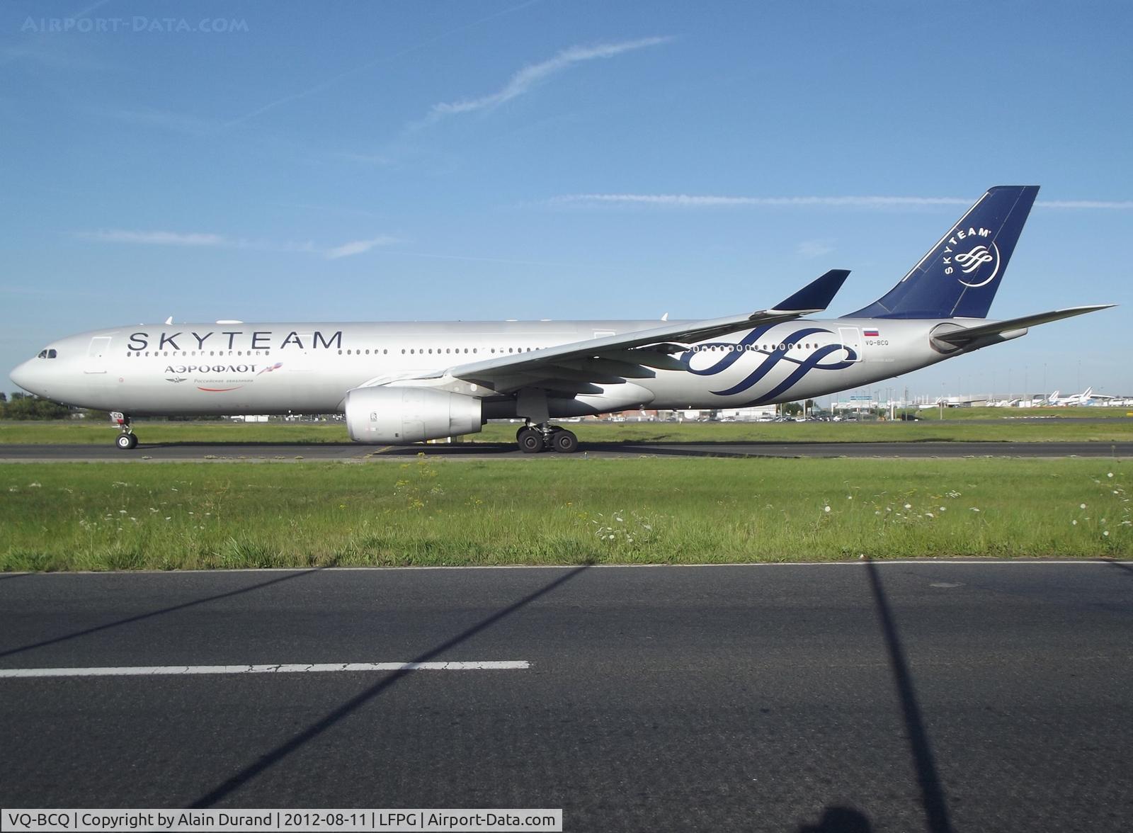VQ-BCQ, 2009 Airbus A330-343E C/N 1058, C/N 1058, delivered in 2009 in Skyteam special livery.