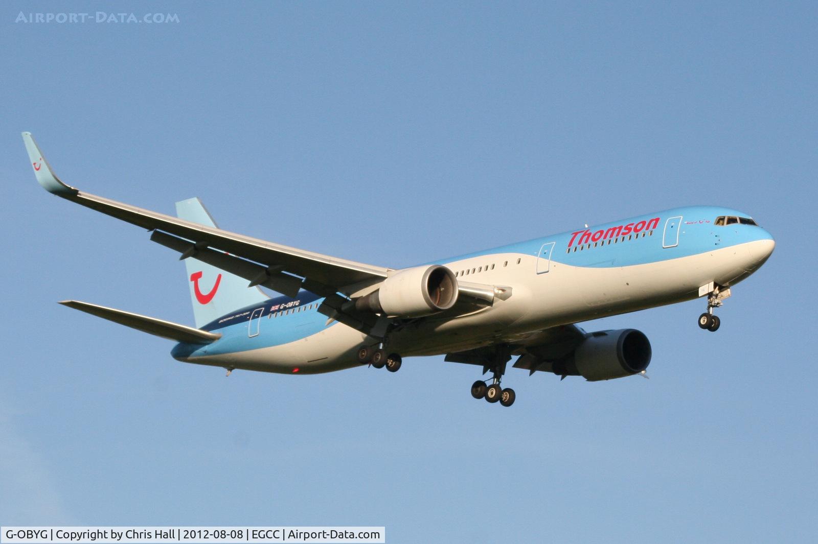 G-OBYG, 1999 Boeing 767-304 C/N 29137, Thomson's new 