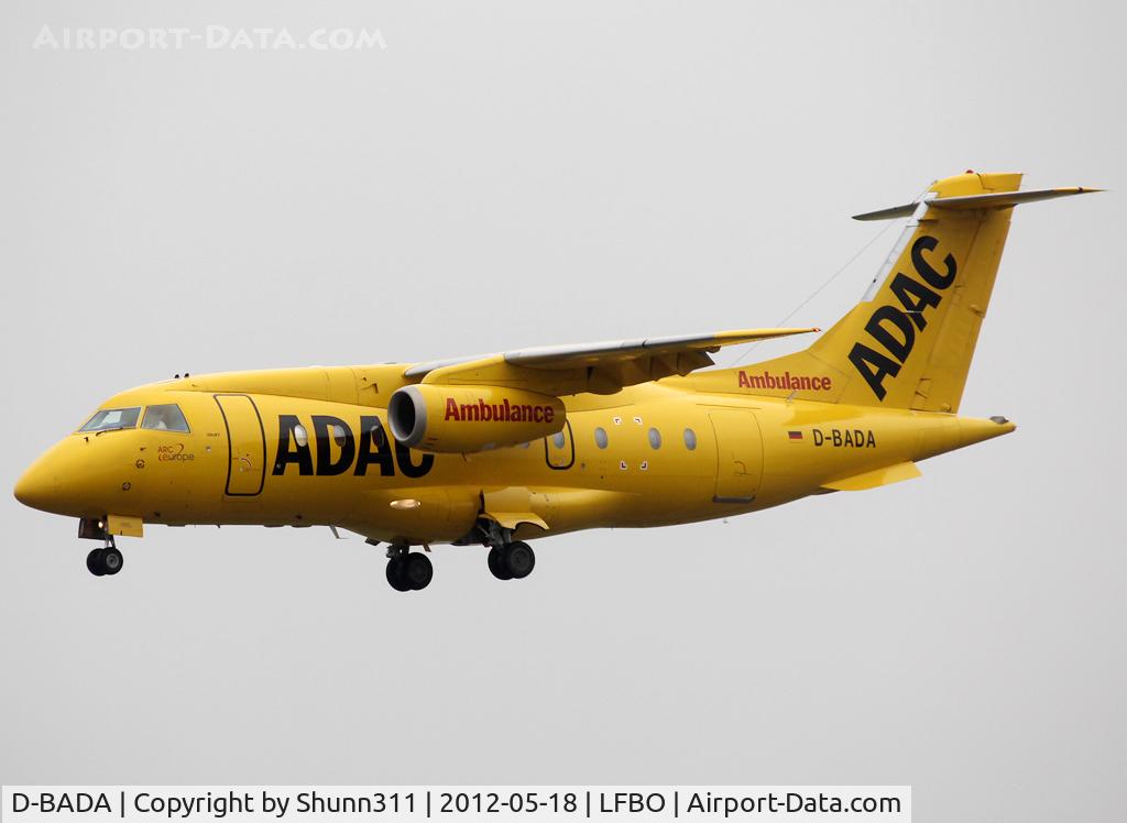 D-BADA, 1998 Fairchild Dornier 328-310 328JET C/N 3224, Landing rwy 14R
