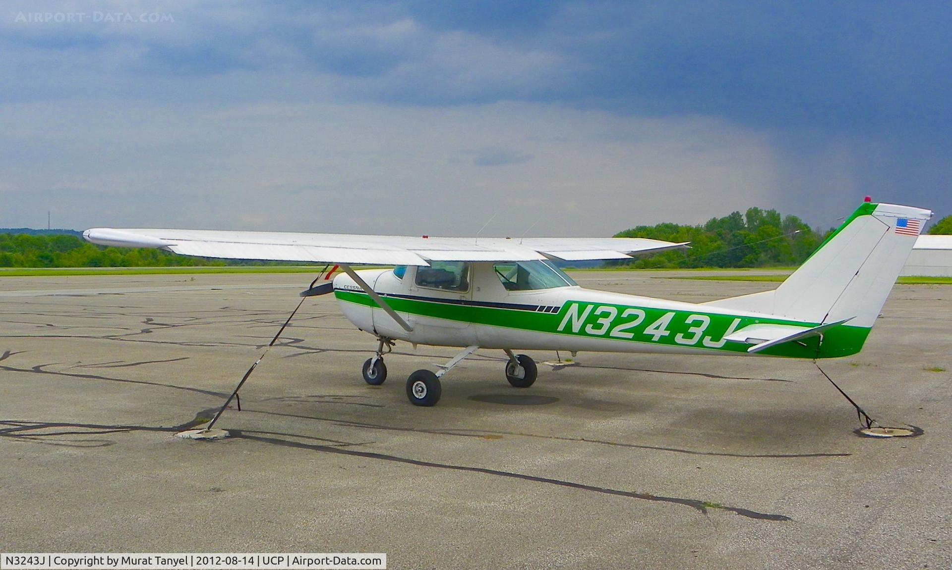 N3243J, 1966 Cessna 150G C/N 15065943, Parked at UCP
