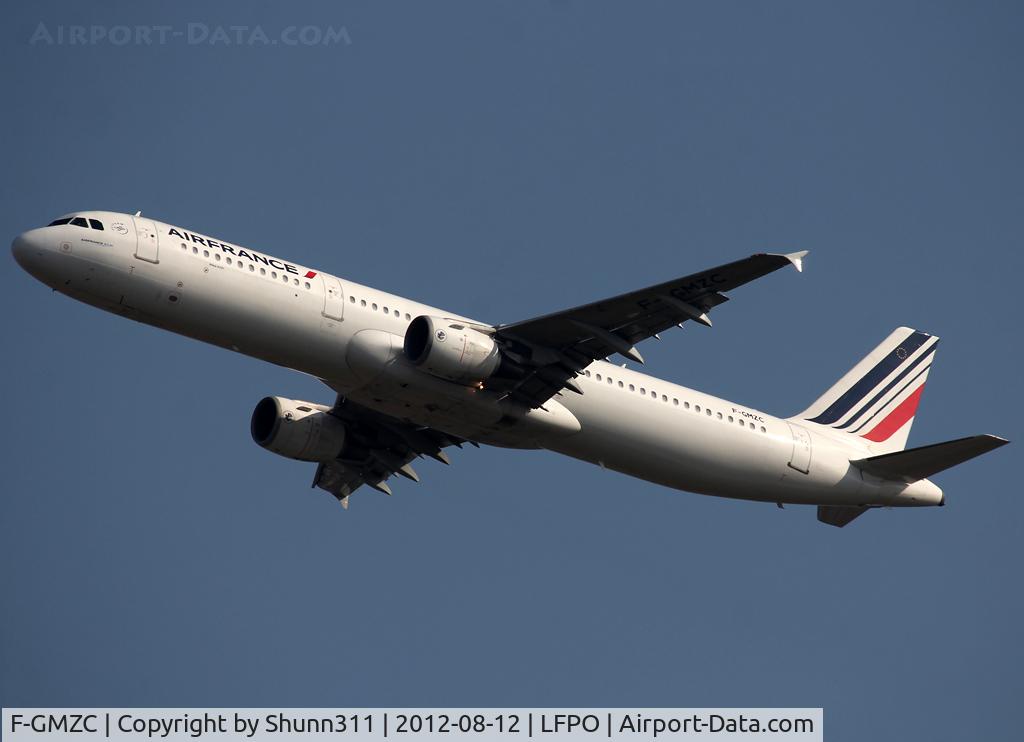 F-GMZC, 1995 Airbus A321-111 C/N 521, Taking off from rwy 24
