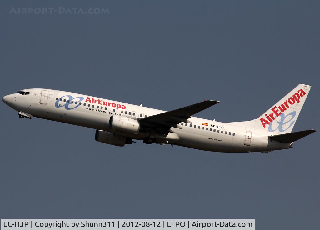 EC-HJP, 2000 Boeing 737-85P C/N 28535, Taking off from rwy 24