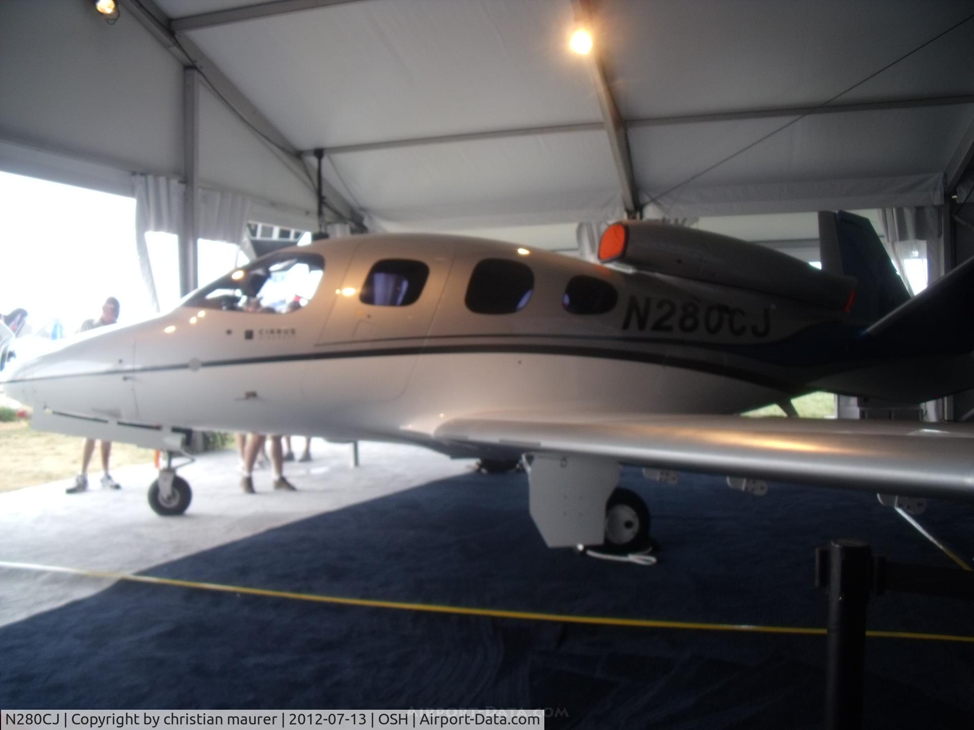 N280CJ, 2008 Cirrus SF50 Vision C/N 0001, cirrus jet