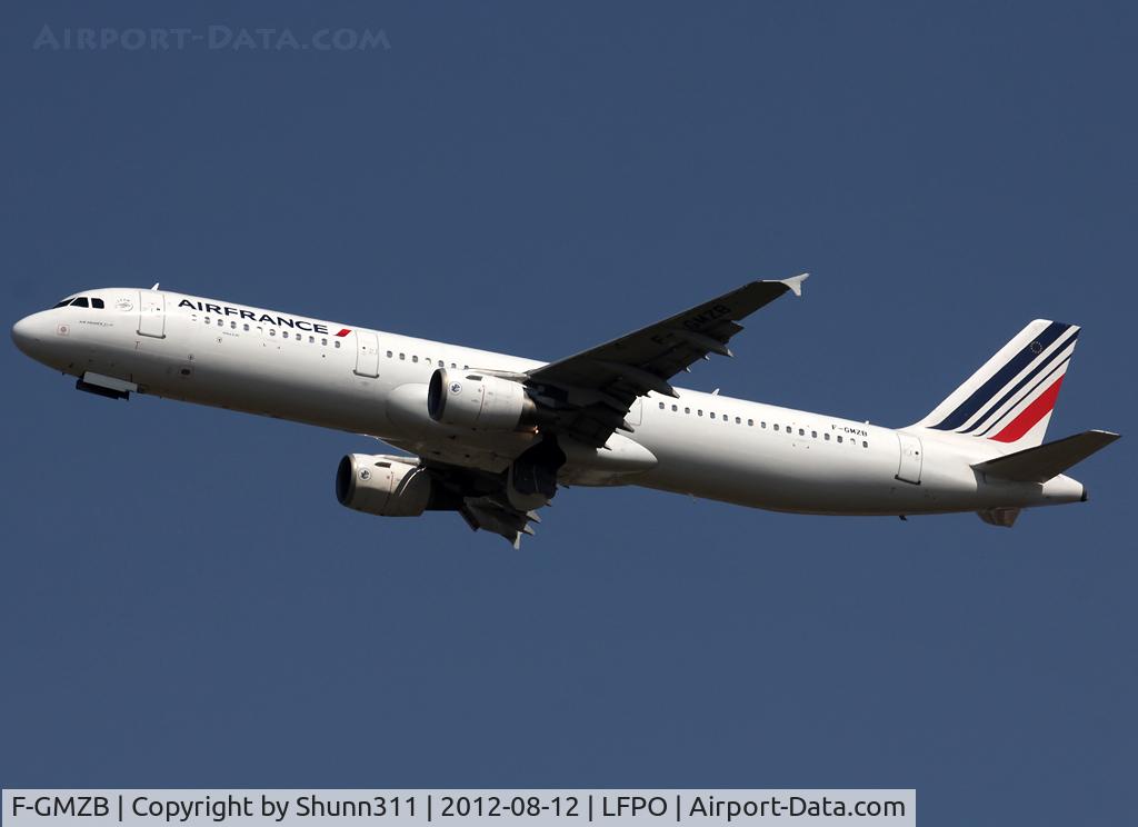 F-GMZB, 1994 Airbus A321-111 C/N 509, Taking off from rwy 24