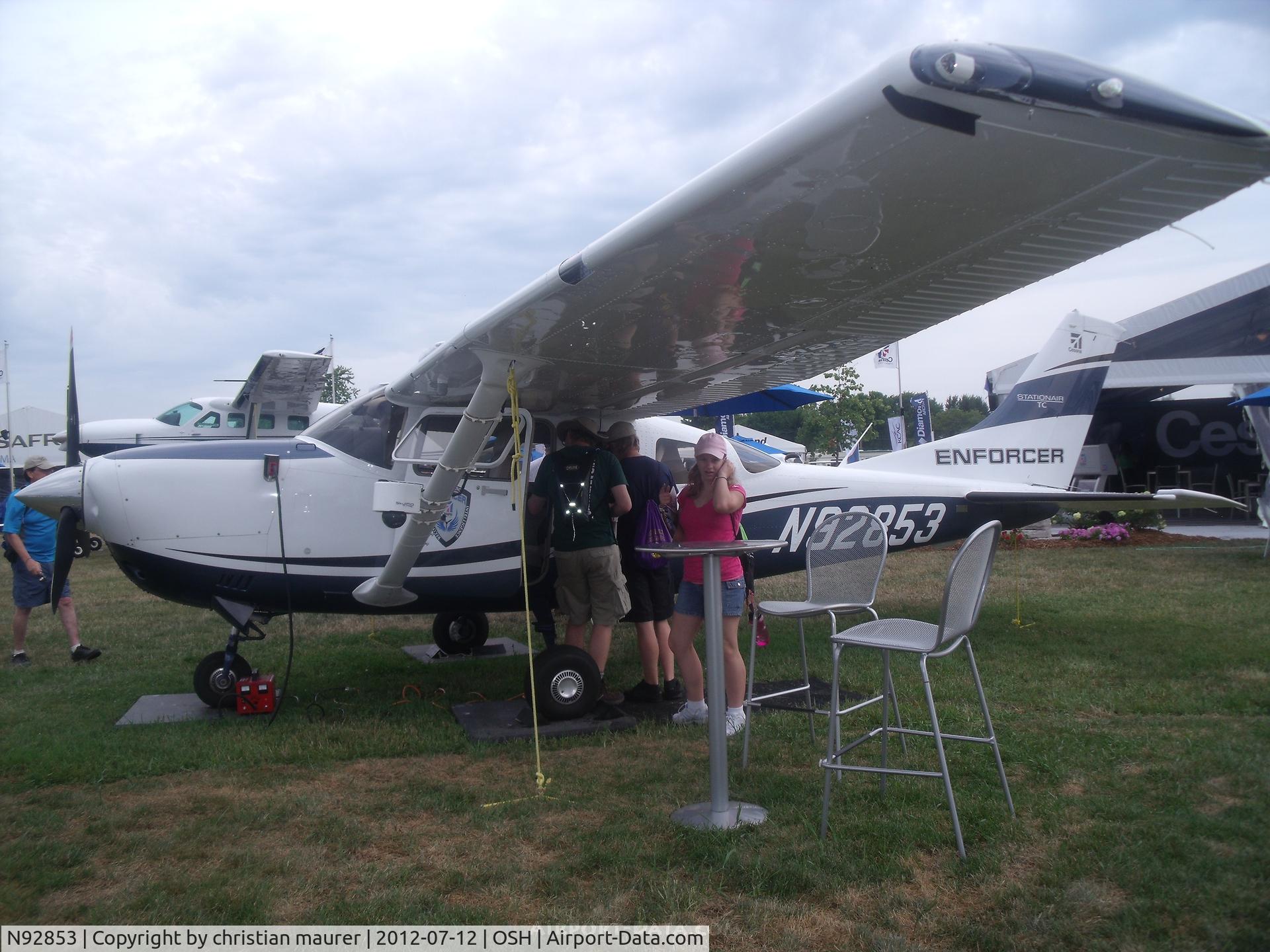 N92853, Cessna T206H Turbo Stationair C/N T20609012, the enforcer