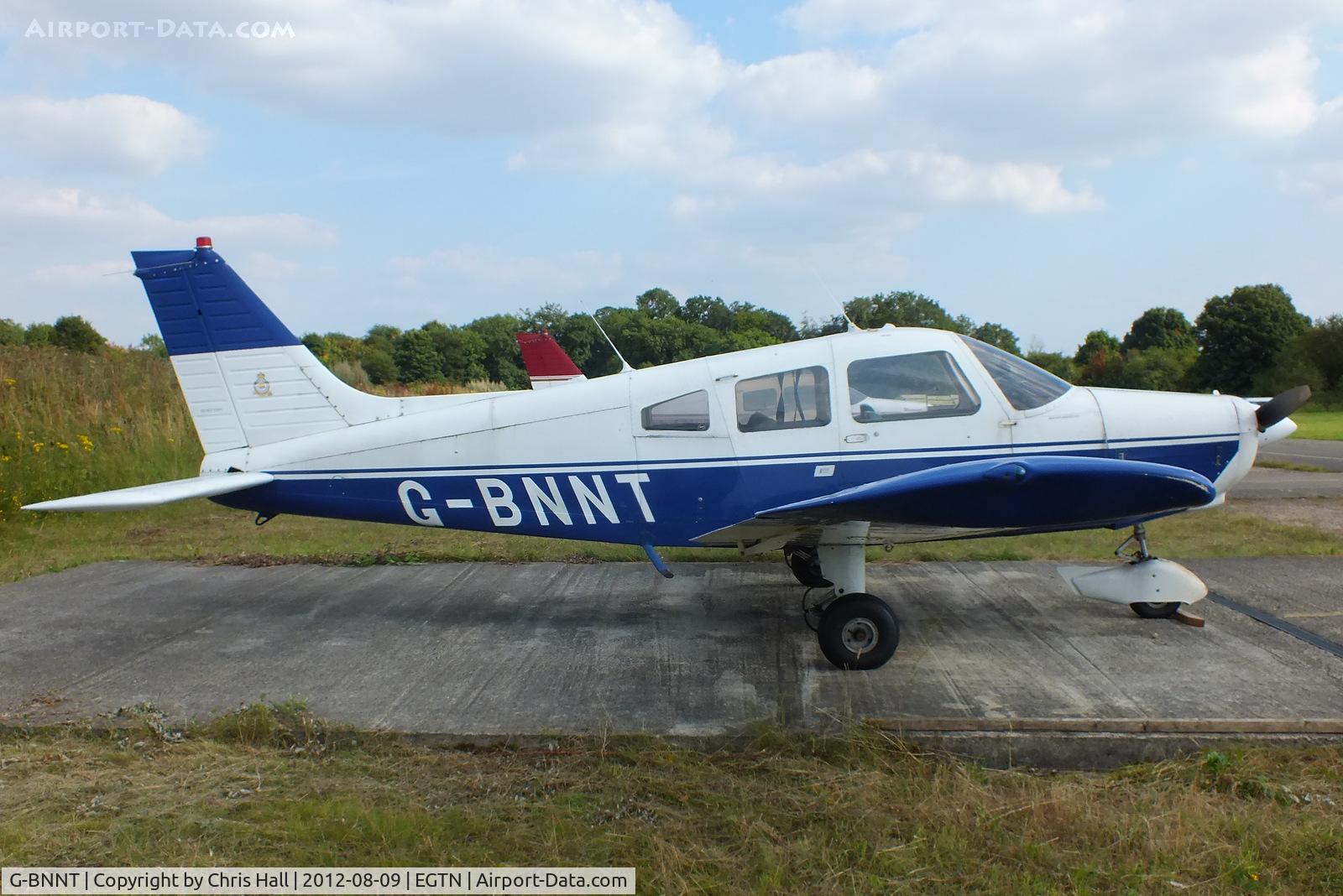 G-BNNT, 1976 Piper PA-28-151 Cherokee Warrior C/N 28-7615056, at Enstone Airfield