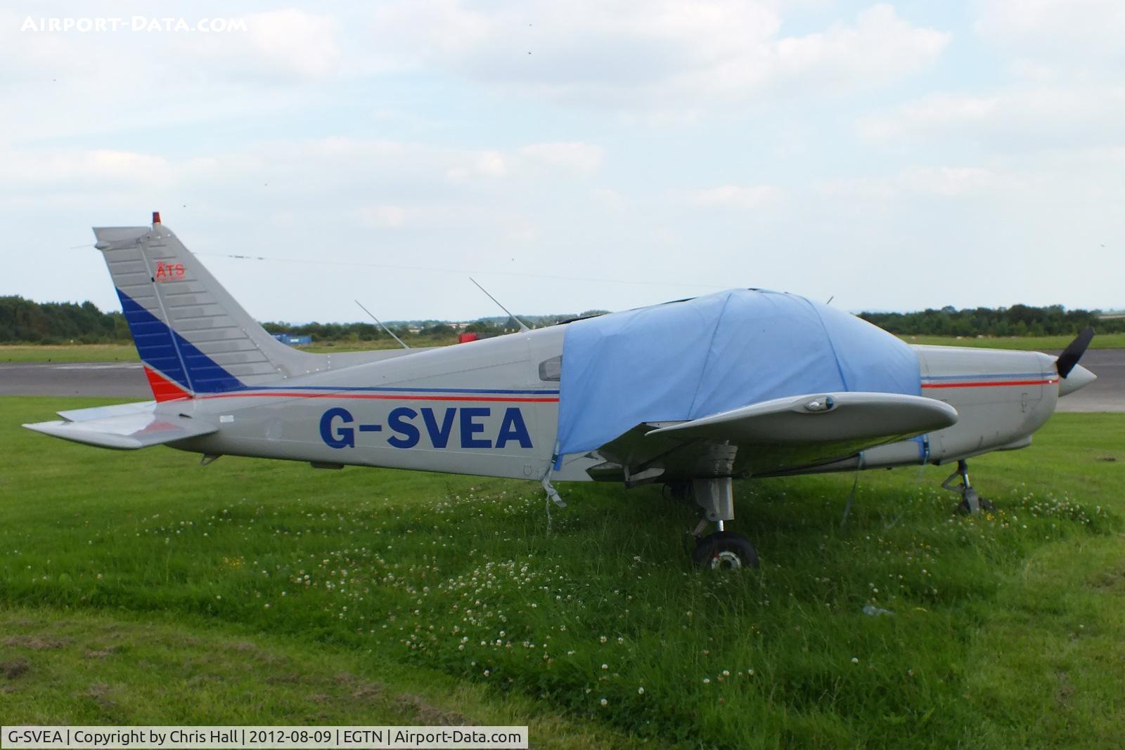 G-SVEA, 1979 Piper PA-28-161 Cherokee Warrior II C/N 28-7916082, at Enstone Airfield