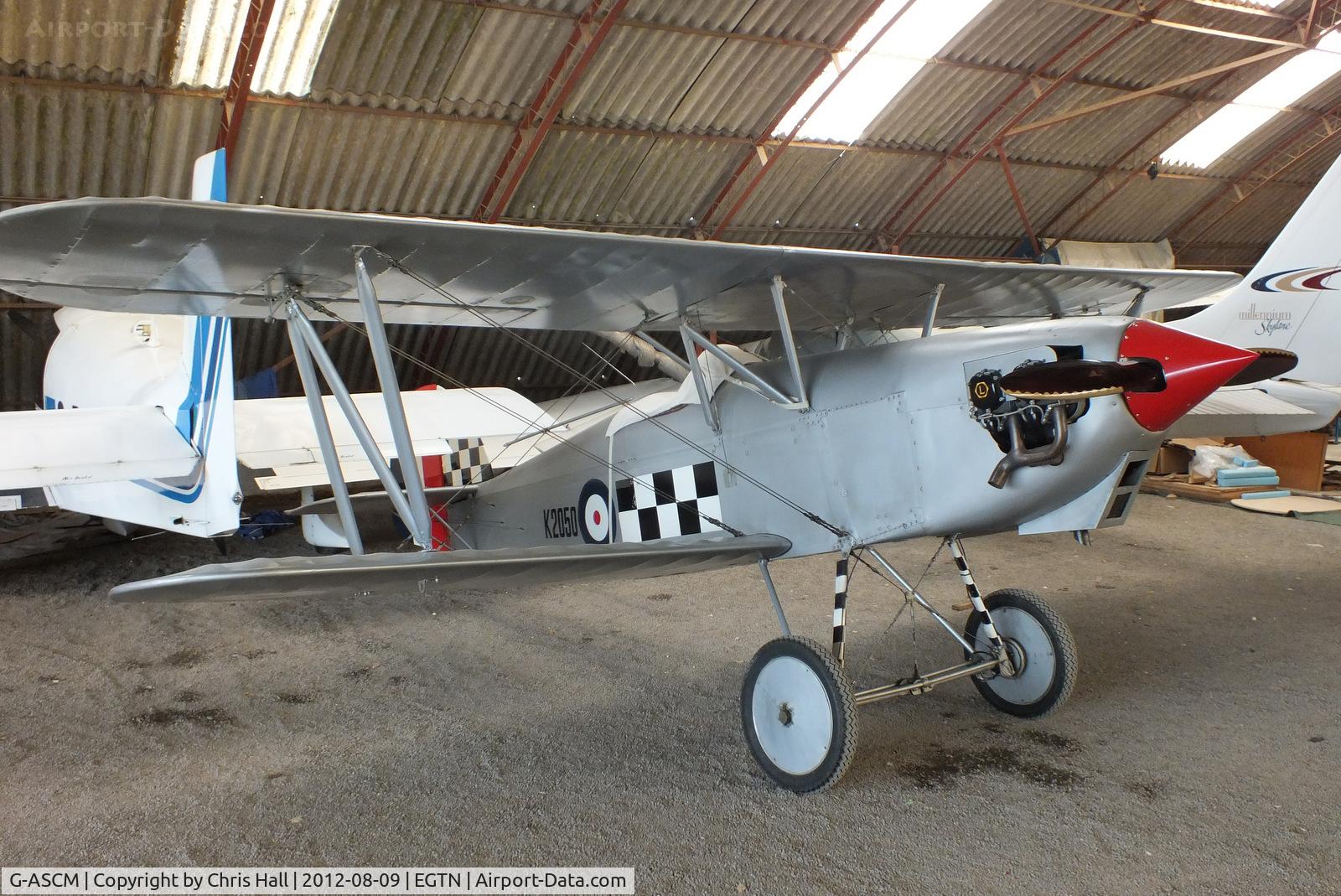 G-ASCM, 1963 Isaacs Fury II C/N PFA 2002/1B, at Enstone Airfield