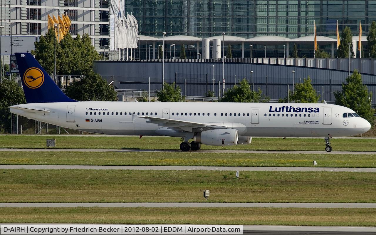 D-AIRH, 1993 Airbus A321-131 C/N 0412, taxying to the active