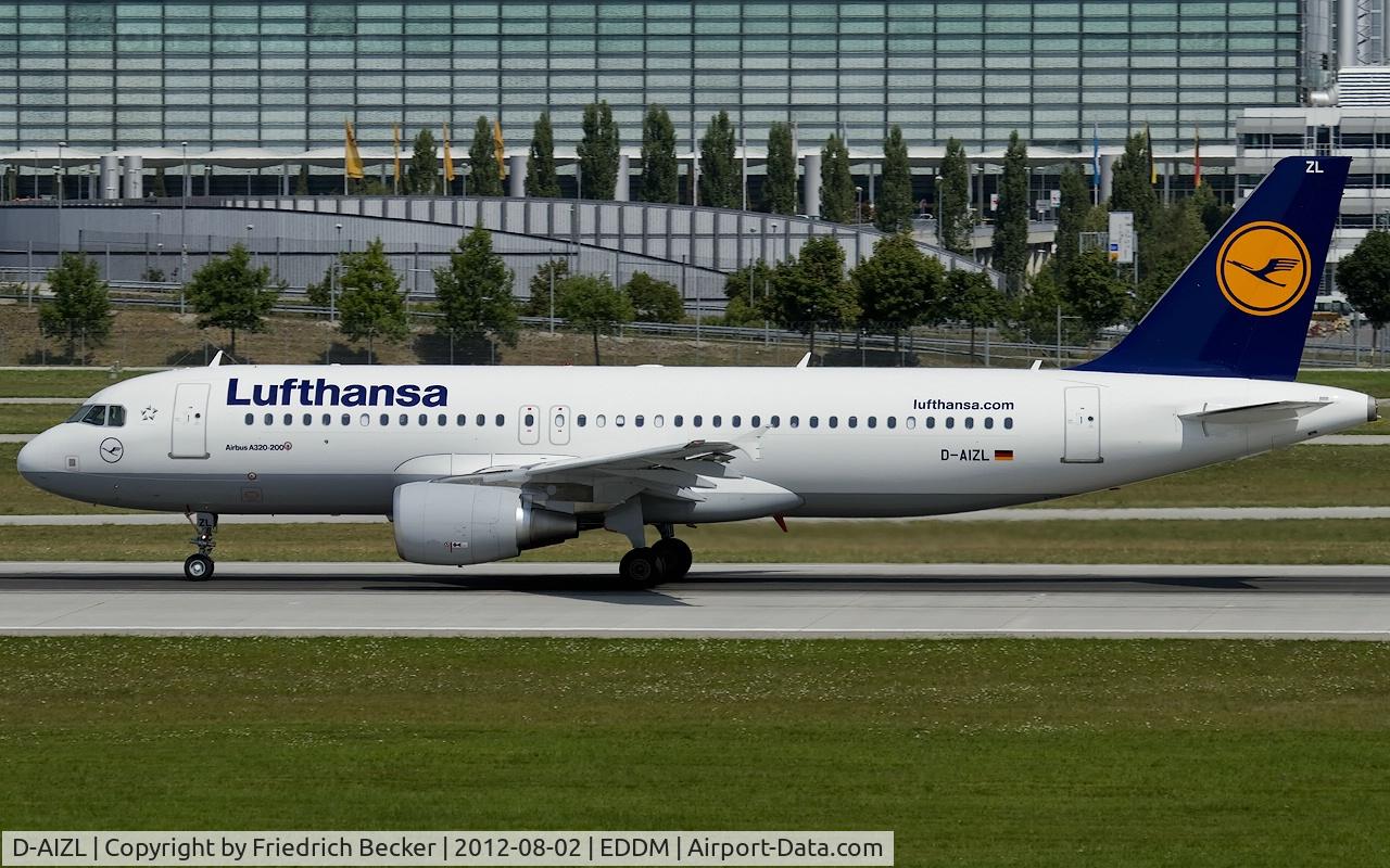D-AIZL, 2012 Airbus A320-214 C/N 5181, departure from Munich