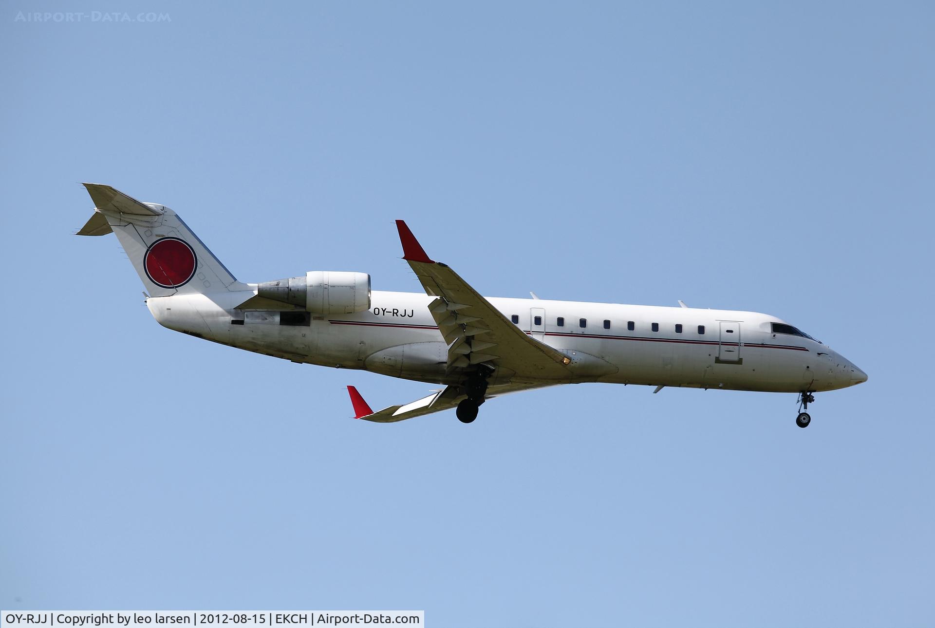 OY-RJJ, 2003 Bombardier CRJ-200ER (CL-600-2B19) C/N 7784, L/D Copenhagen Kastrup 15.8.12
