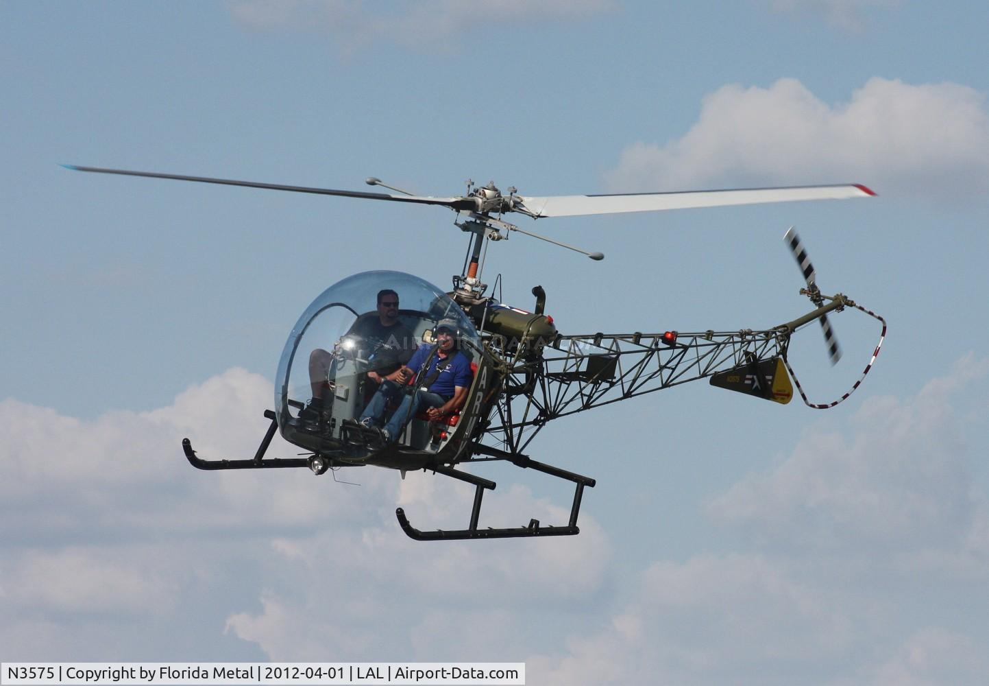 N3575, Bell 47D-1 C/N K-7032, If you ever watched old MASH episodes, Radar O'Reilly would always hear these relatively quiet helicopters before everyone else.