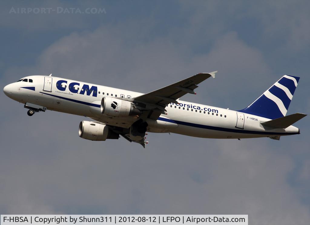 F-HBSA, 2009 Airbus A320-216 C/N 3882, Taking off from rwy 24