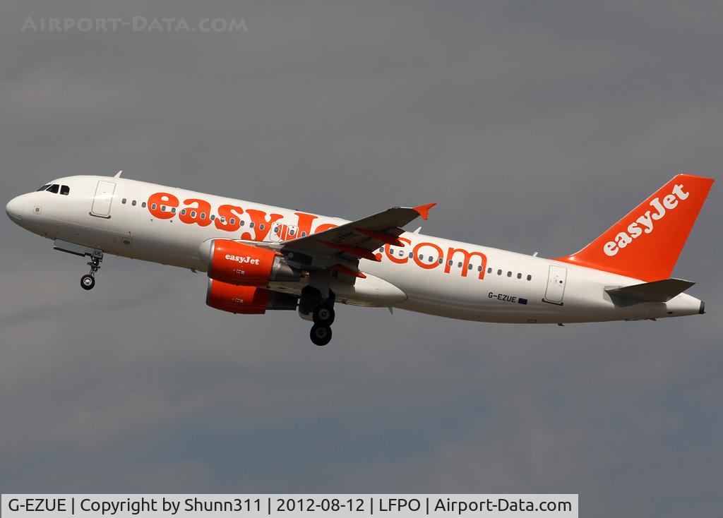 G-EZUE, 2011 Airbus A320-214 C/N 4646, Taking off from rwy 24