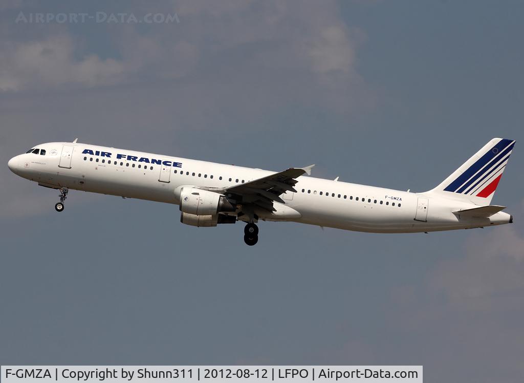 F-GMZA, 1994 Airbus A321-111 C/N 498, Taking off from rwy 24
