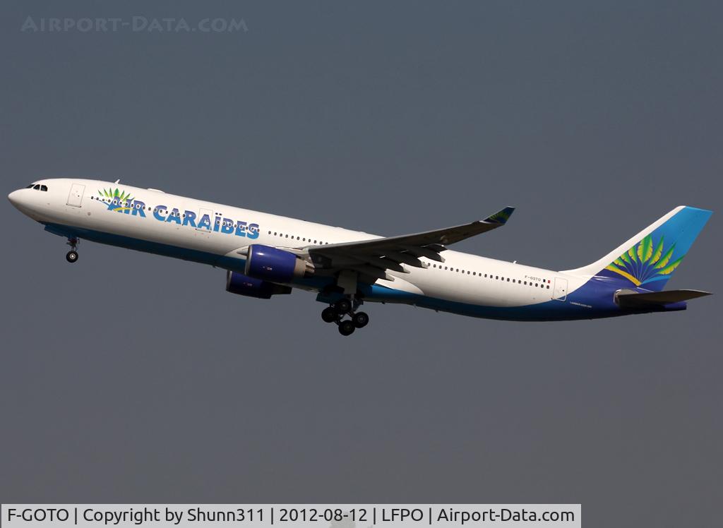 F-GOTO, 2009 Airbus A330-323X C/N 1021, Taking off from rwy 24