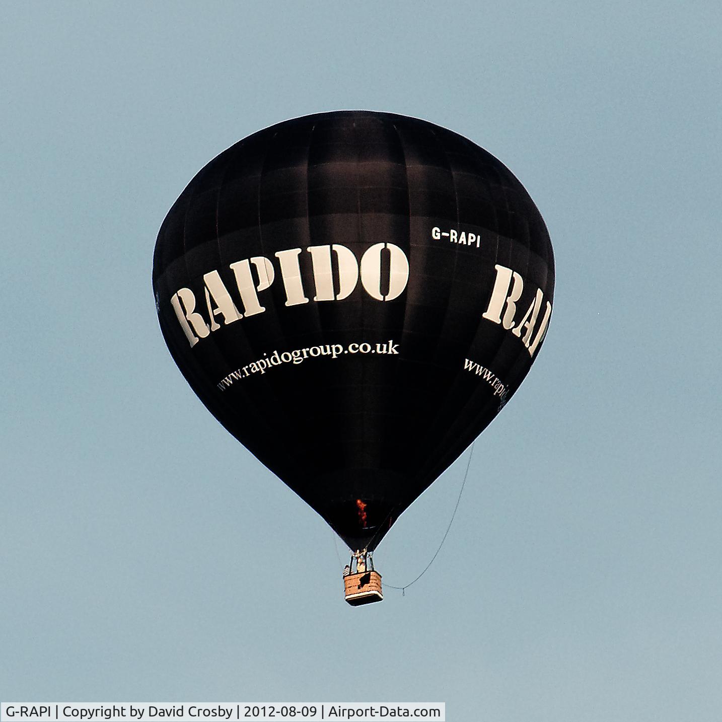 G-RAPI, 2004 Lindstrand Balloons LBL 105A C/N 998, Photographed over Stamford, Lincolnshire, UK.