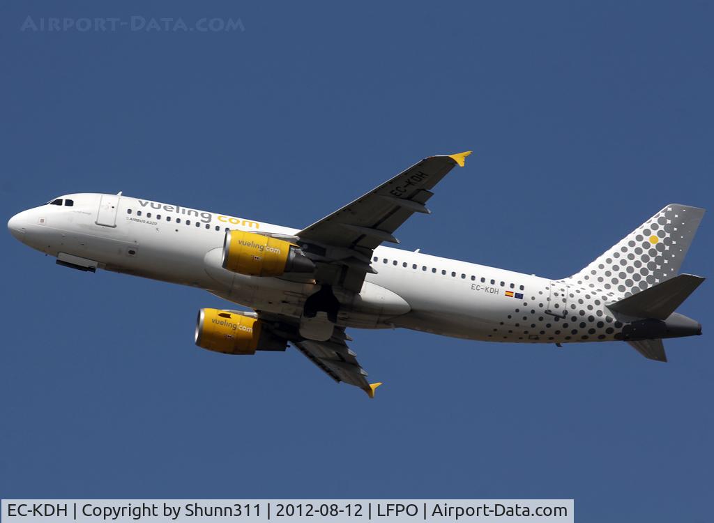 EC-KDH, 2007 Airbus A320-214 C/N 3083, Taking off from rwy 24