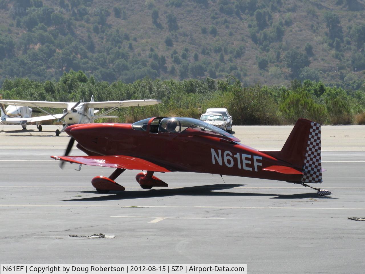 N61EF, 1989 Bushby Mustang II C/N M-II-1019, 1989 Forisch BUSHBY M-II MUSTANG II, Lycoming O-320 160 Hp, taxi to 22