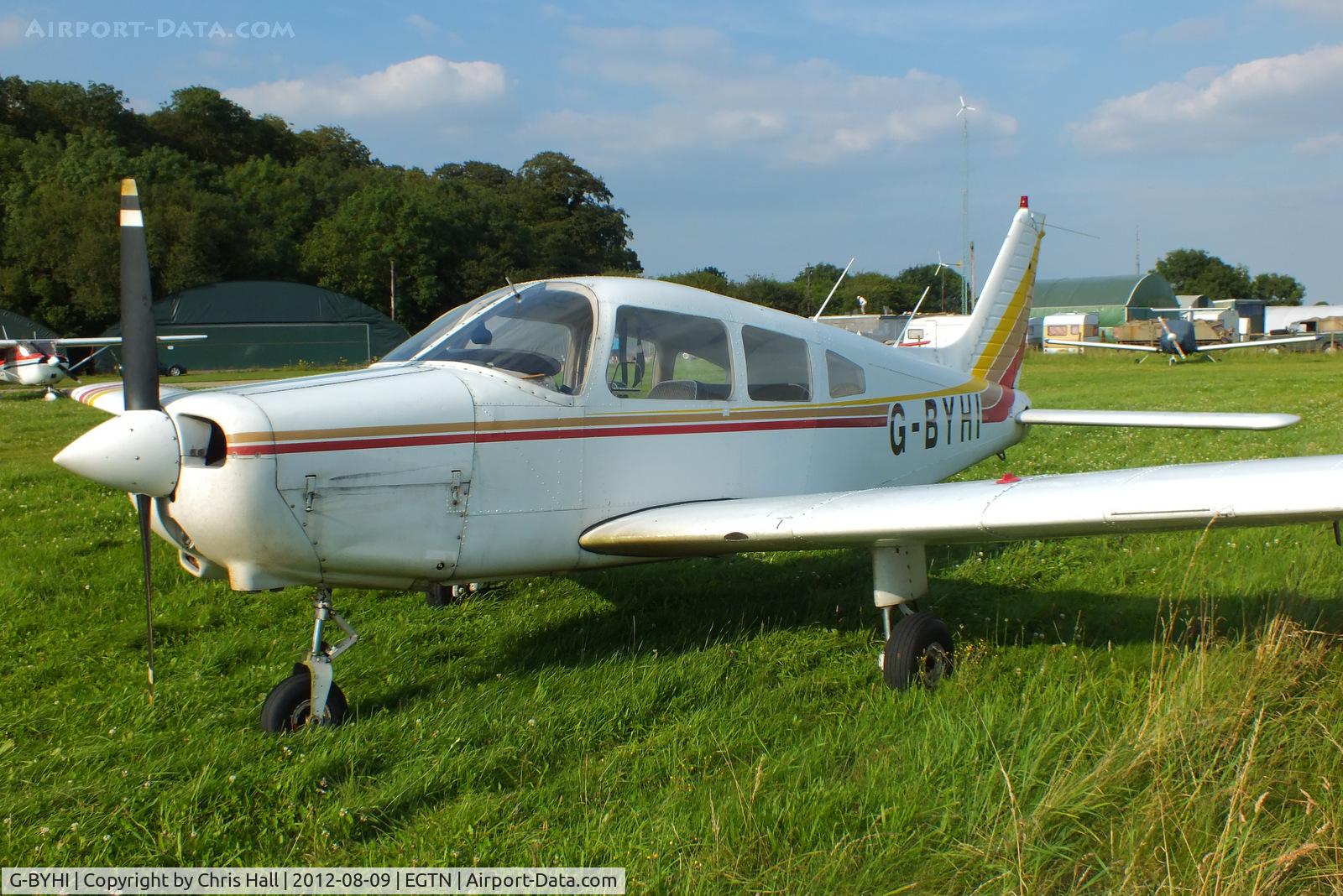 G-BYHI, 1980 Piper PA-28-161 Warrior II C/N 28-8116084, at Enstone Airfield