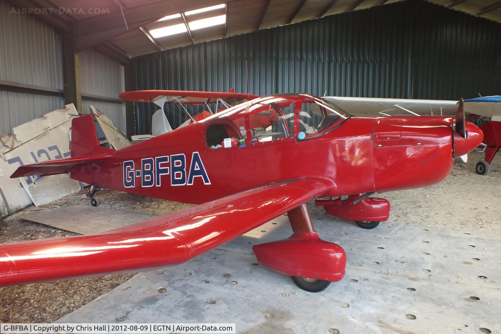 G-BFBA, 1959 SAN Jodel DR-100A Ambassadeur C/N 88, at Enstone Airfield