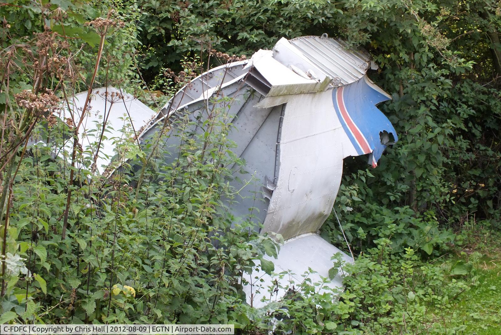C-FDFC, 1952 Bristol 170 Mk.31M C/N 13218, rear section from Bristol 170 Freighter which crashed on take off from Enstone Airfield on July 18, 1996