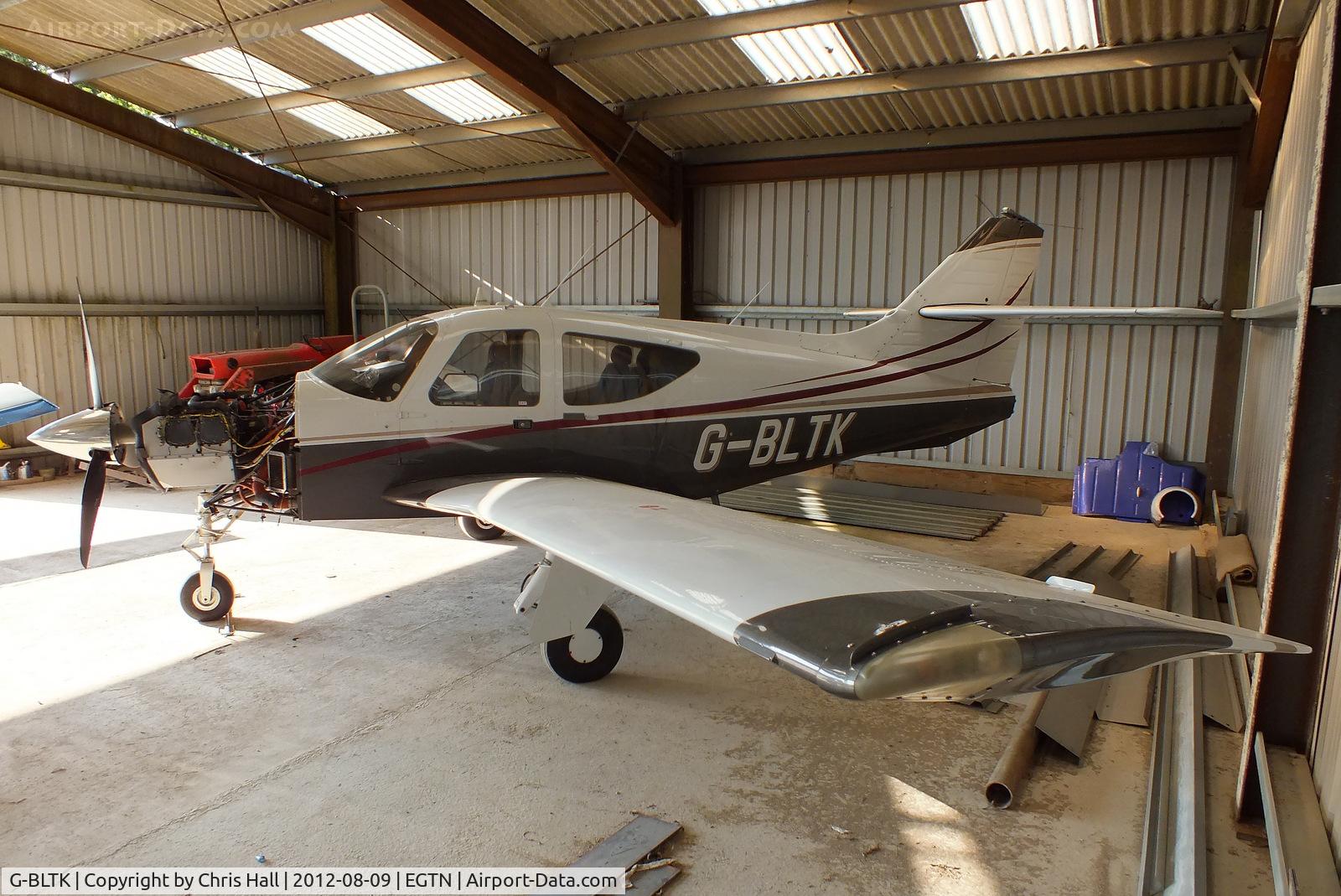 G-BLTK, 1976 Rockwell Commander 112TC C/N 13106, at Enstone Airfield