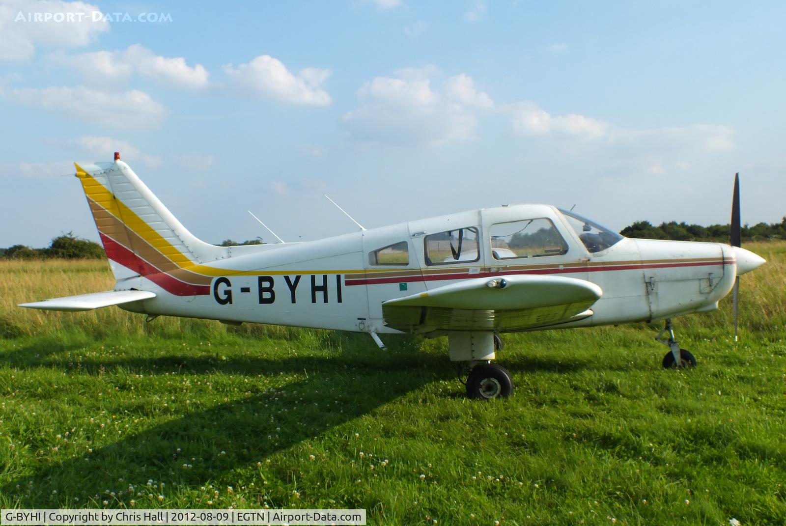 G-BYHI, 1980 Piper PA-28-161 Warrior II C/N 28-8116084, at Enstone Airfield