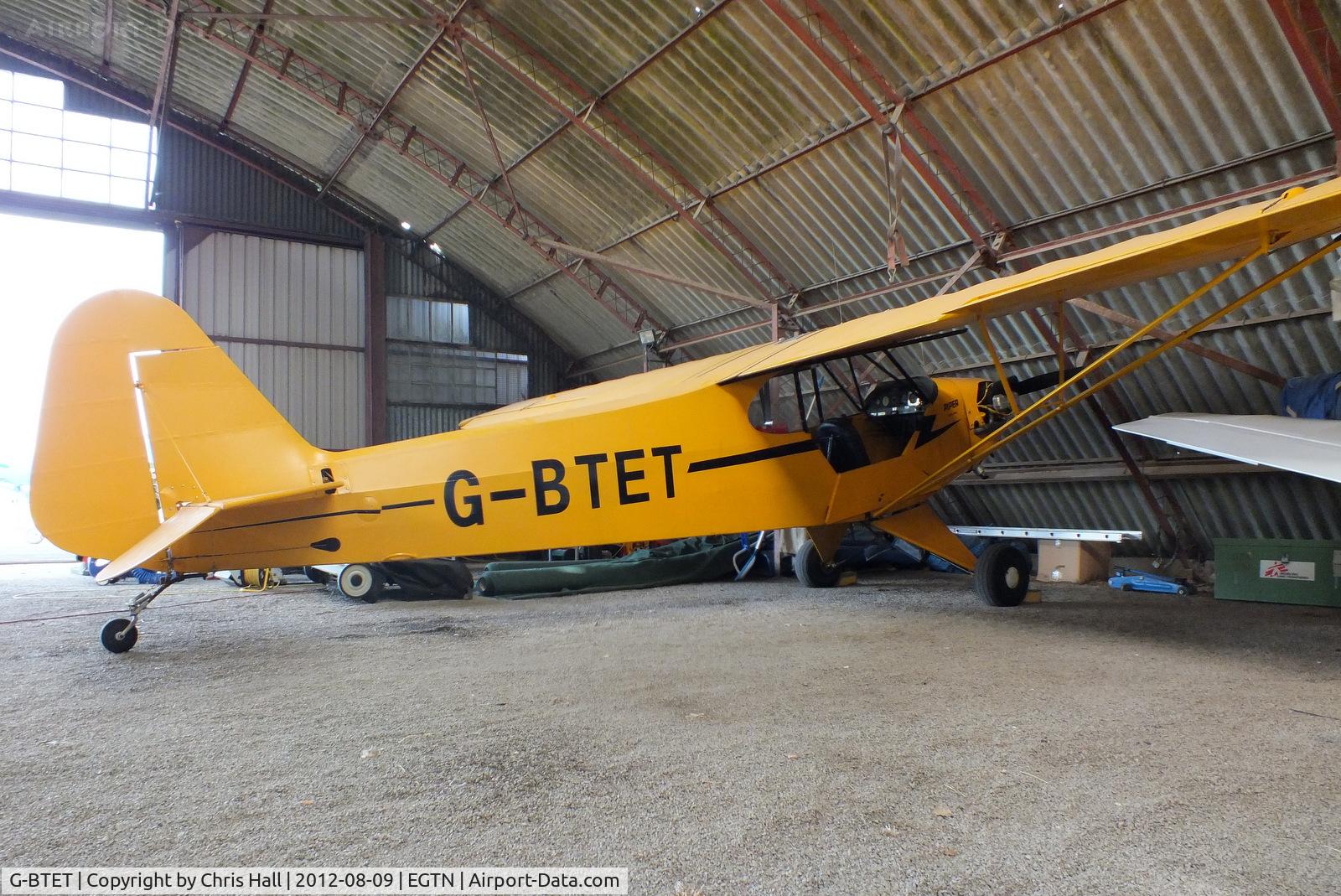 G-BTET, 1991 Piper J3C-65 Cub Cub C/N 18296, at Enstone Airfield