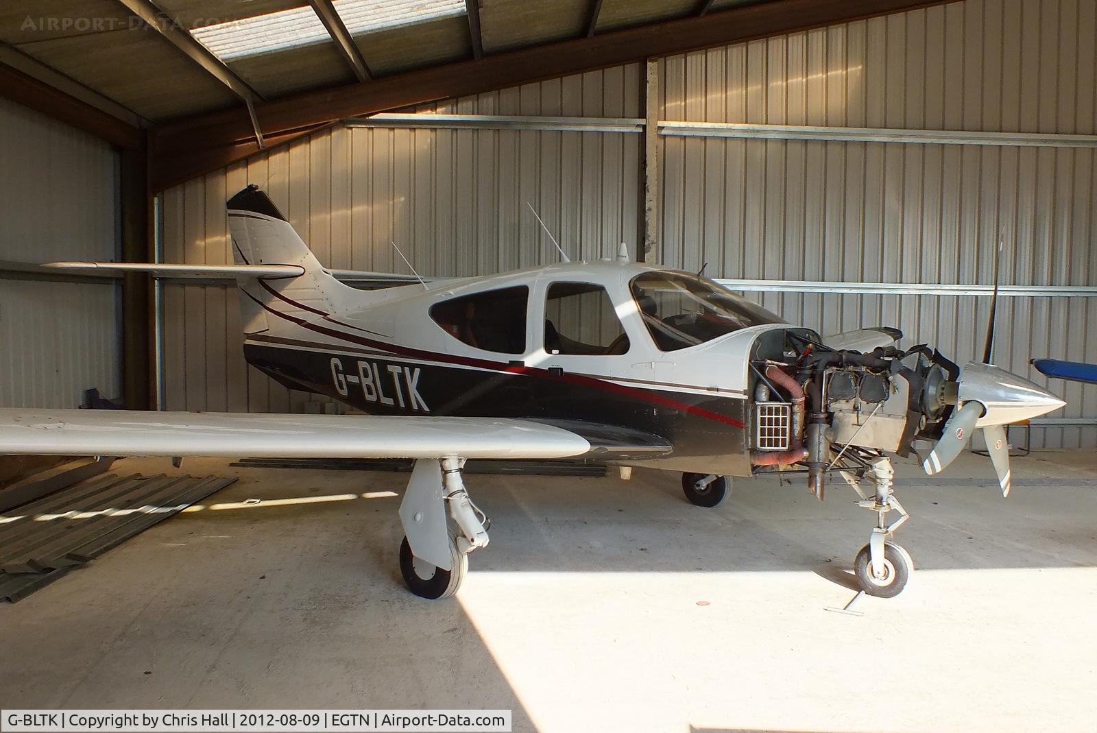 G-BLTK, 1976 Rockwell Commander 112TC C/N 13106, at Enstone Airfield