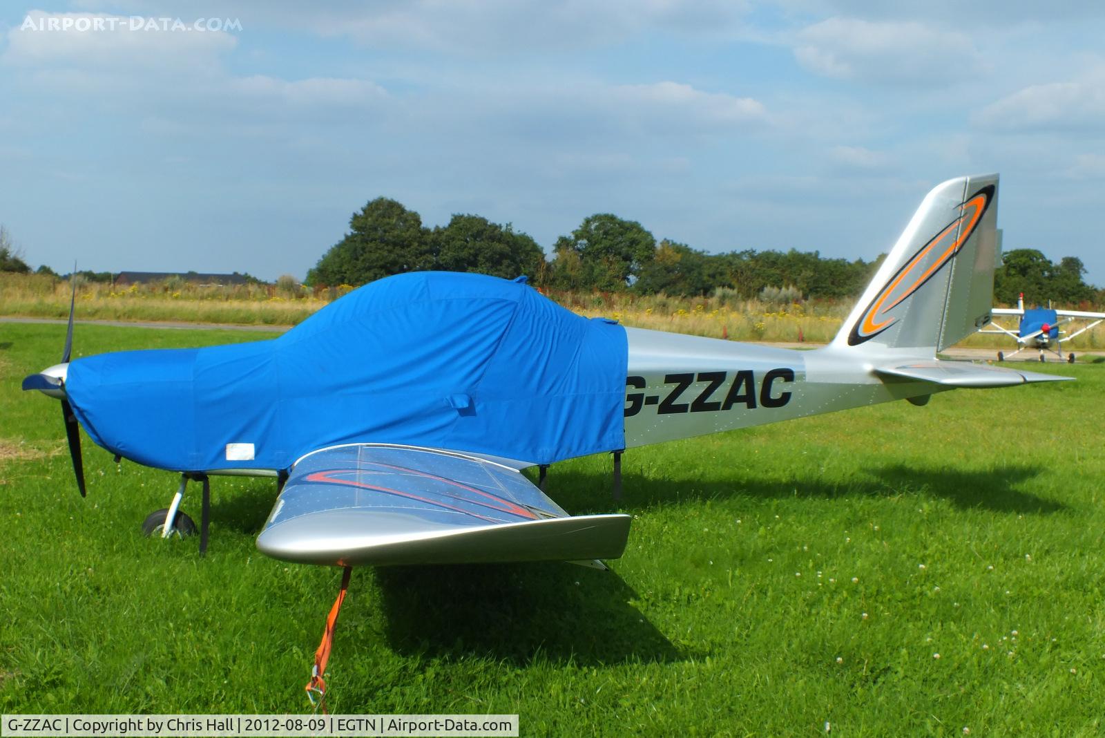 G-ZZAC, 2007 Aerotechnik EV-97 Eurostar C/N PFA 315-14642, at Enstone Airfield
