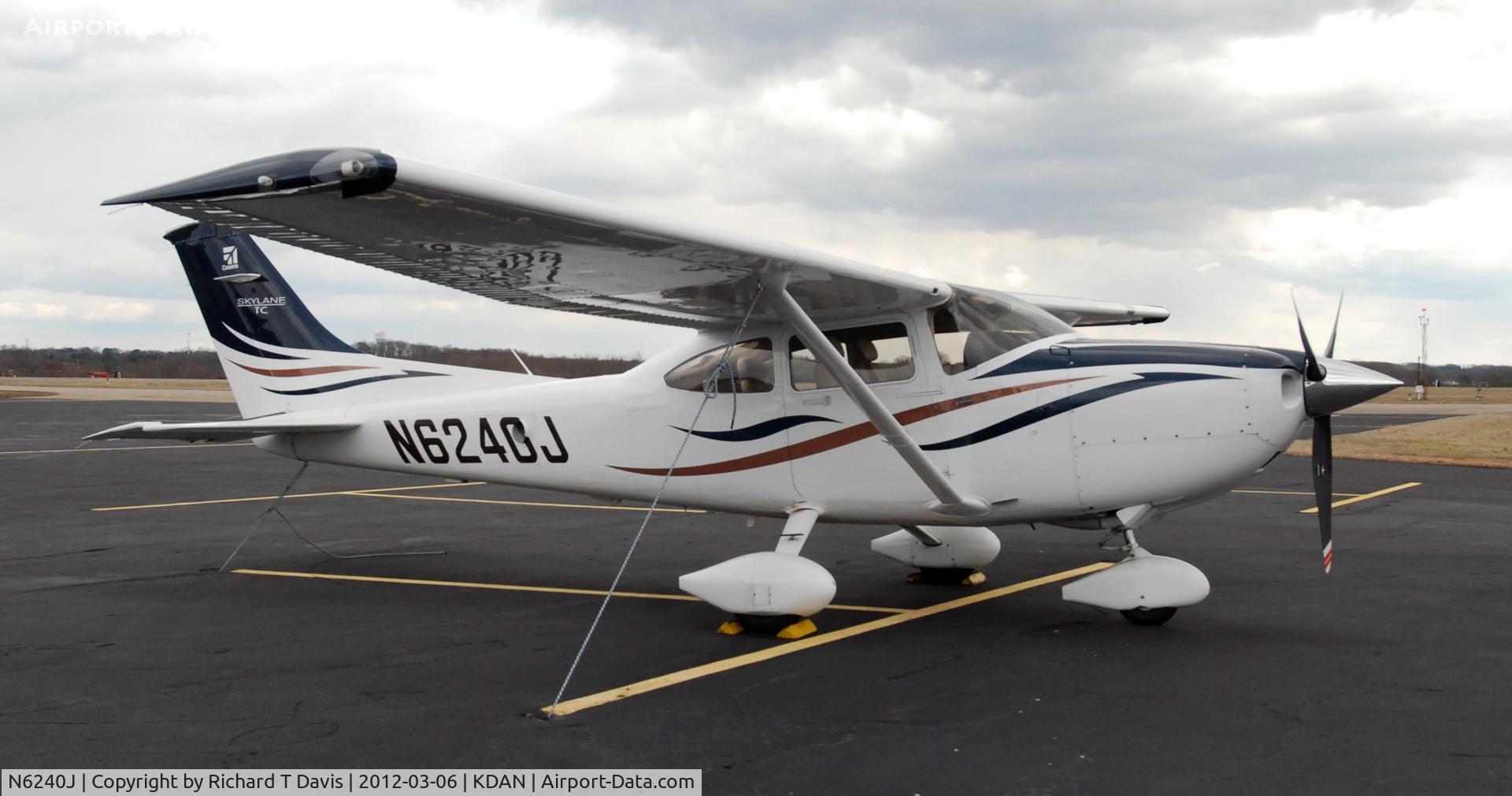 N6240J, 2008 Cessna T182T Turbo Skylane C/N T18208837, 2008 Cessna T182T in Danville Va.
