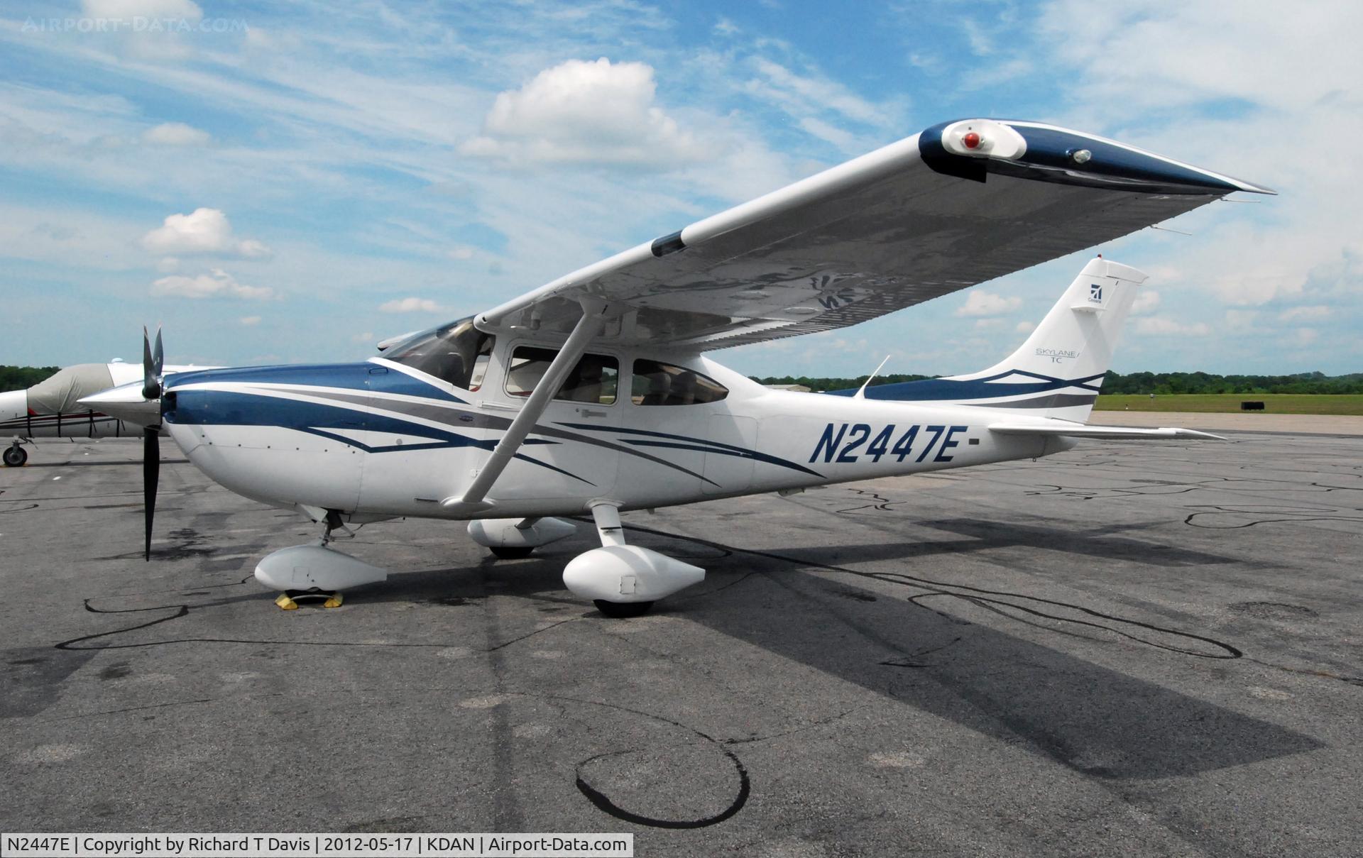 N2447E, 2007 Cessna T182T Turbo Skylane C/N T18208767, 2007 Cessna T182T in Danville Va.