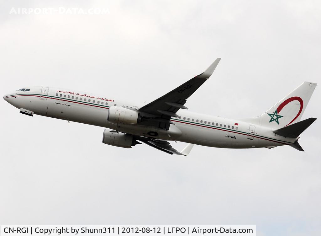CN-RGI, 2011 Boeing 737-86N C/N 36831, Taking off from rwy 24