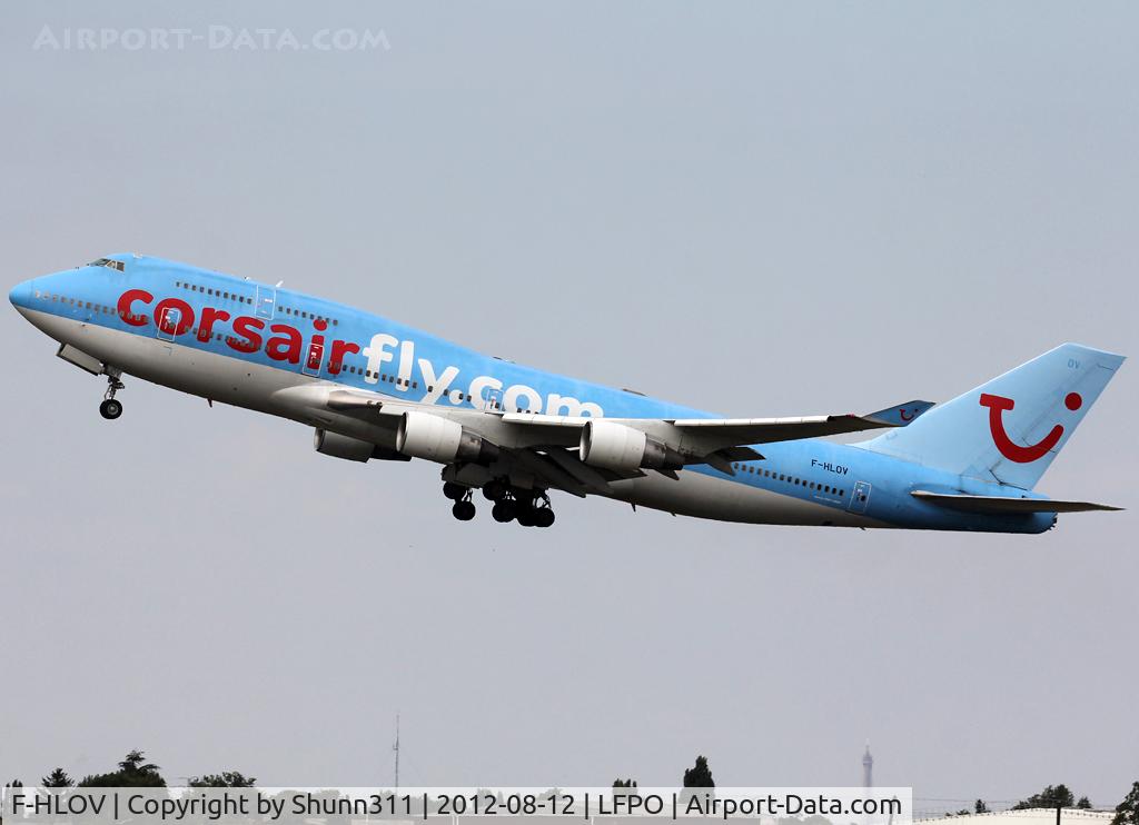 F-HLOV, 1992 Boeing 747-422 C/N 25379, Taking off from rwy 24