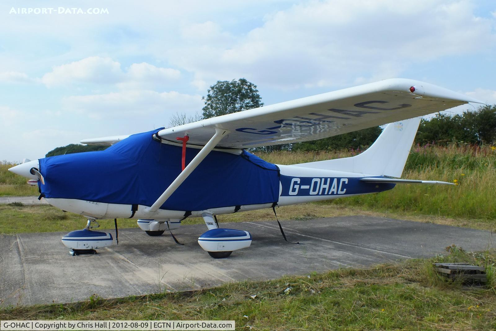G-OHAC, 1977 Reims F182Q Skylane C/N 0048, at Enstone Airfield