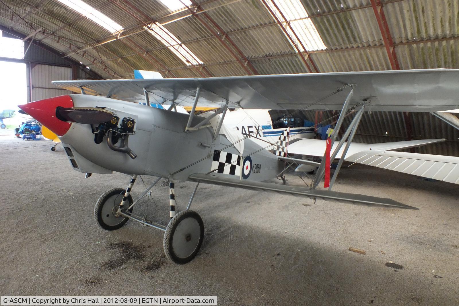 G-ASCM, 1963 Isaacs Fury II C/N PFA 2002/1B, at Enstone Airfield