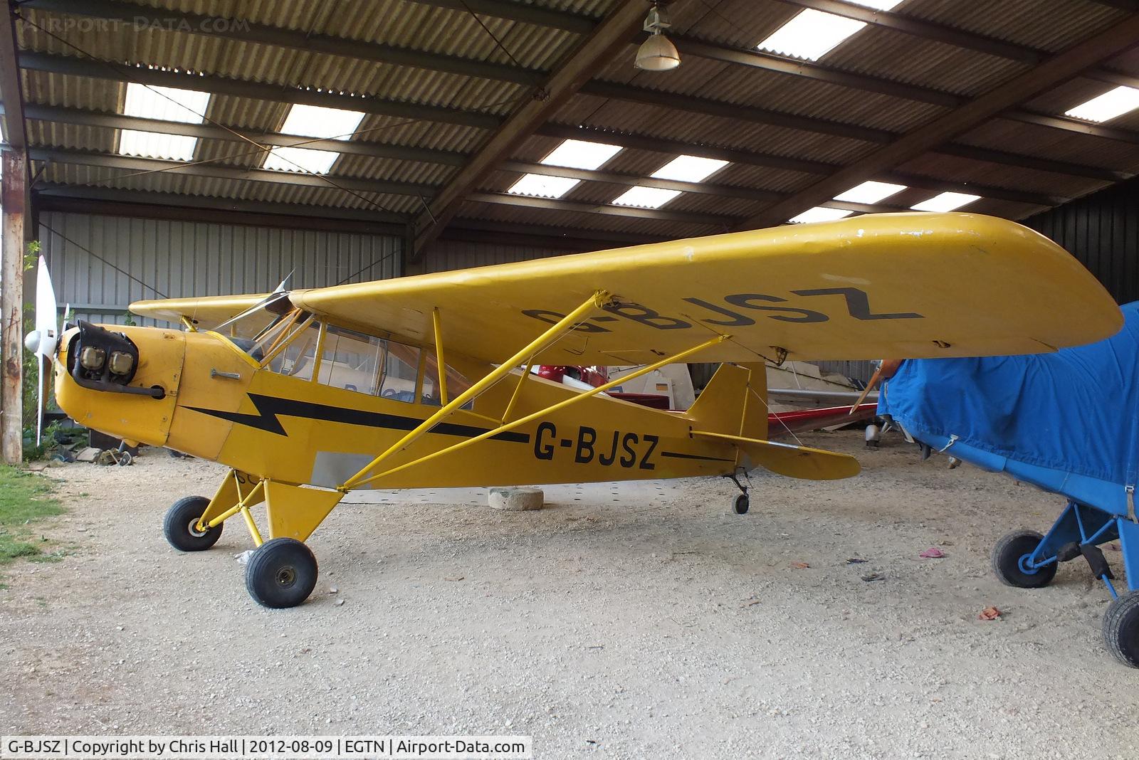 G-BJSZ, 1944 Piper L-4H Grasshopper (J3C-65D) C/N 11874, at Enstone Airfield