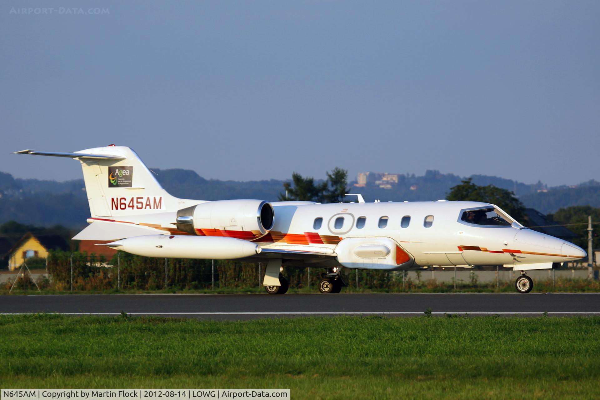 N645AM, 1988 Gates Learjet 35A C/N 645, .....