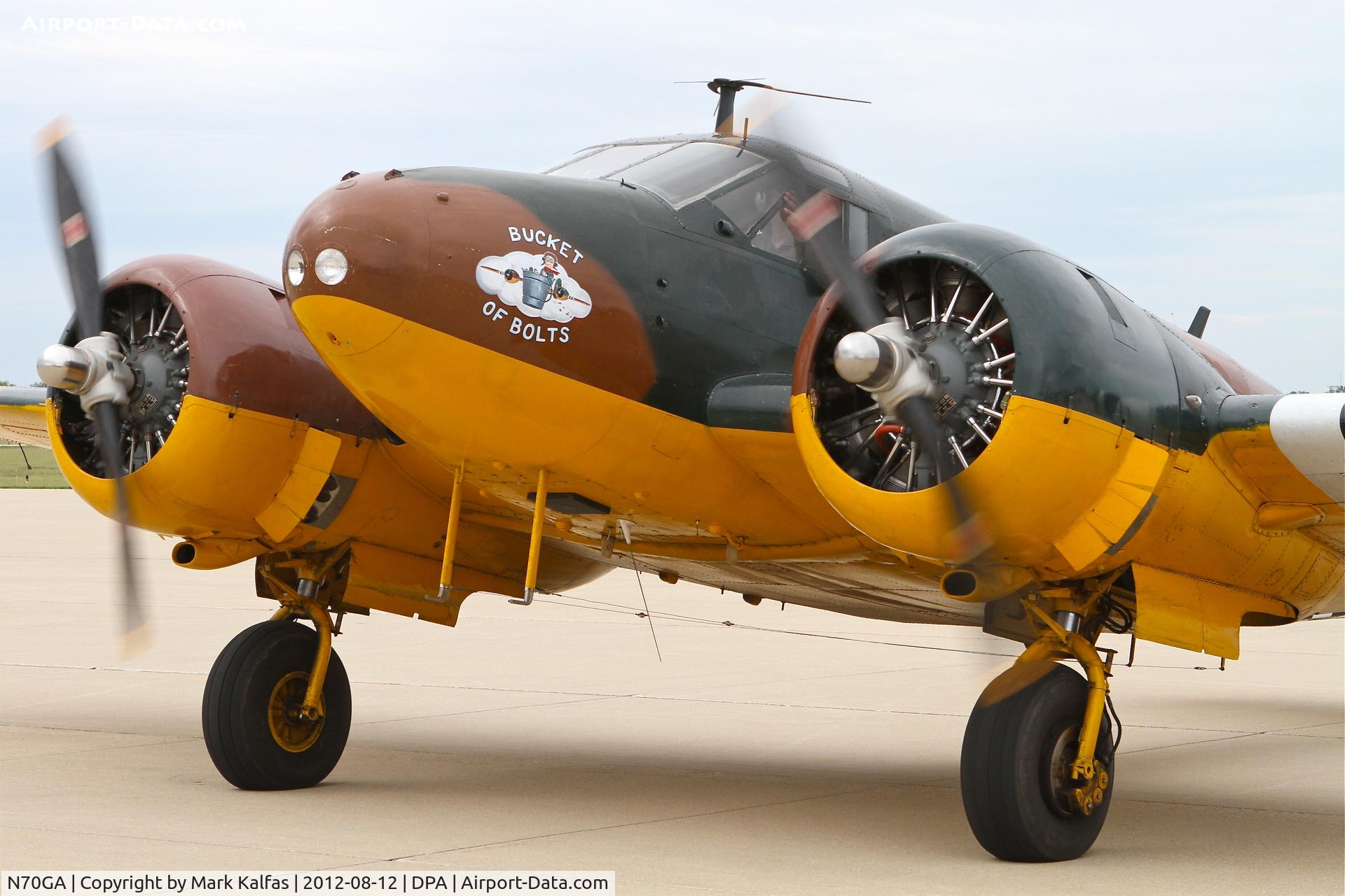 N70GA, 1946 Beech D18S C/N A-177, Beech D18S 