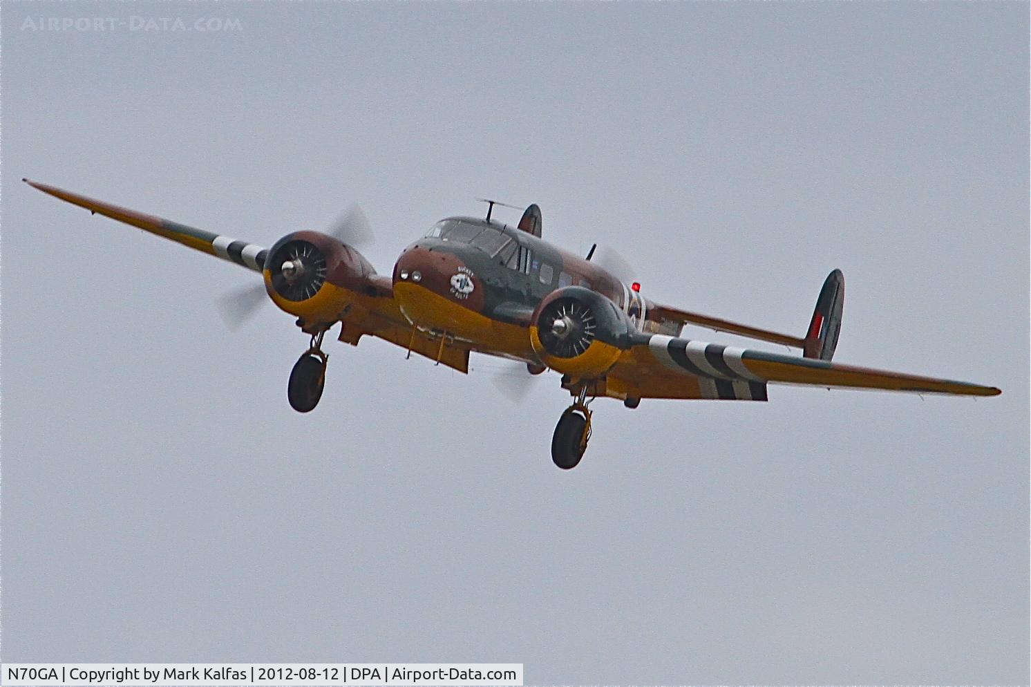 N70GA, 1946 Beech D18S C/N A-177, Beech D18S 