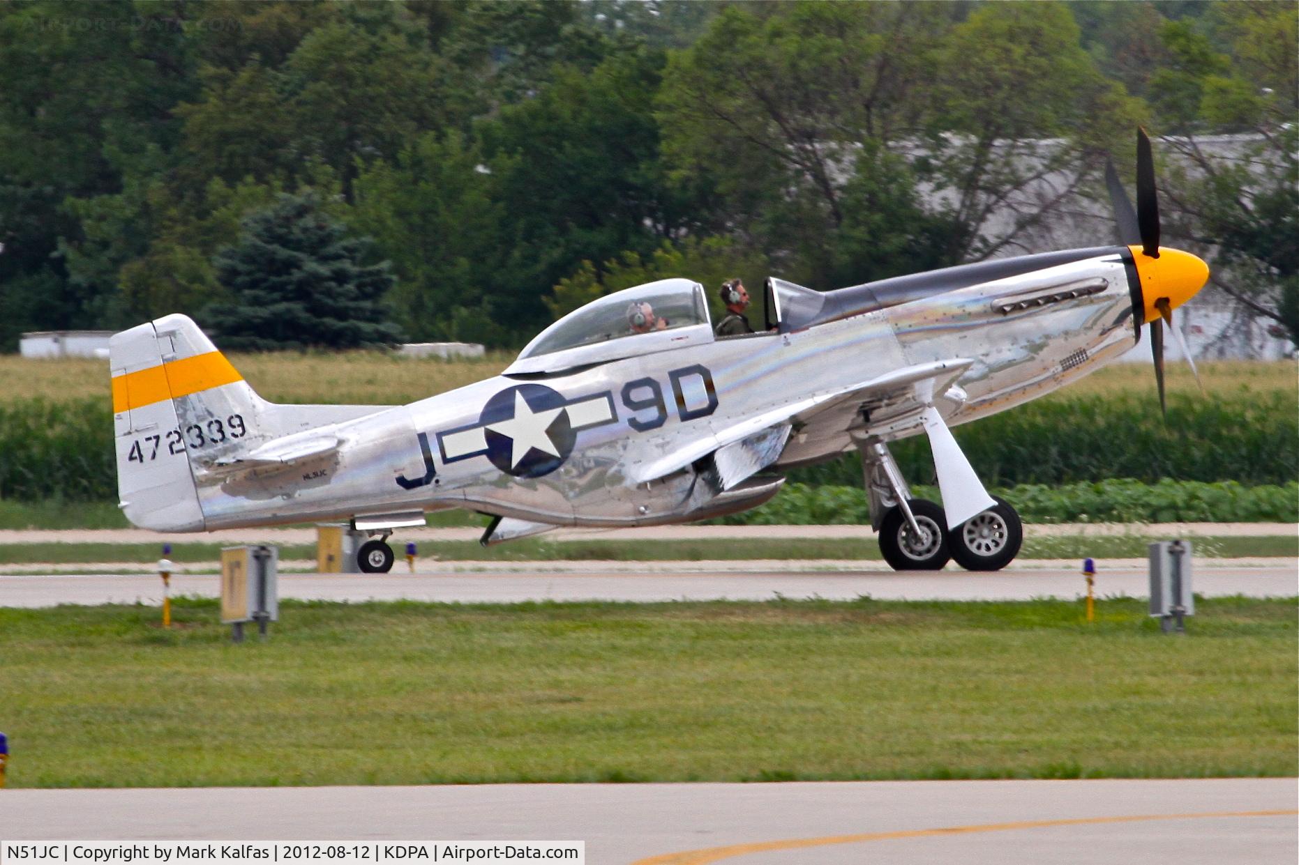 N51JC, 1944 North American P-51D Mustang C/N 122-38798, N51JC 