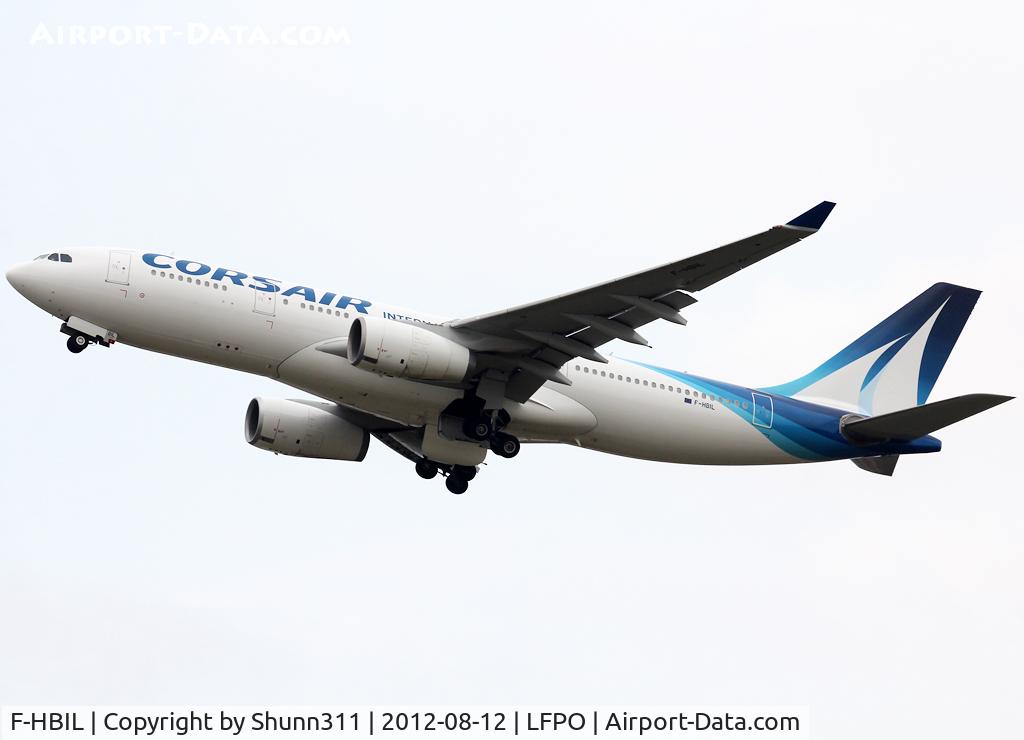 F-HBIL, 2000 Airbus A330-243 C/N 320, Taking off from rwy 24 with new corporate identity...
